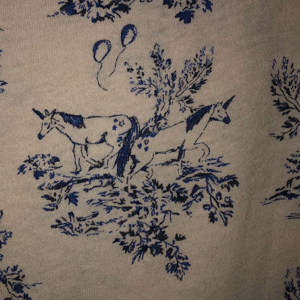 Blue Pattern Top - Picture 3 of 4